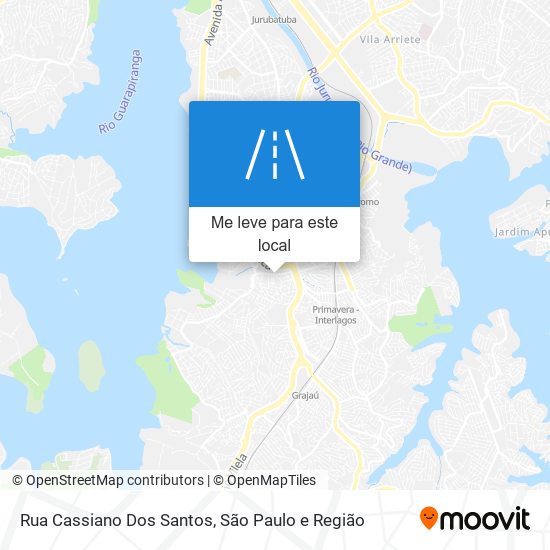 Rua Cassiano Dos Santos mapa