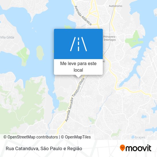 Rua Catanduva mapa