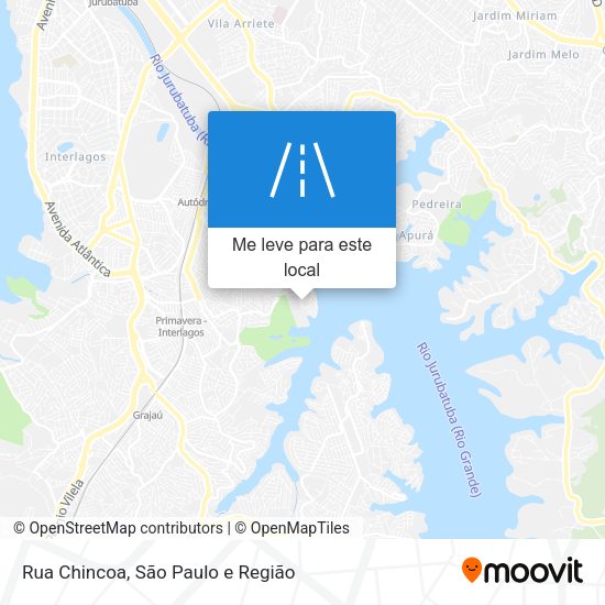 Rua Chincoa mapa