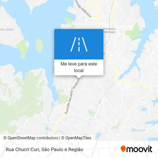 Rua Chucri Curi mapa
