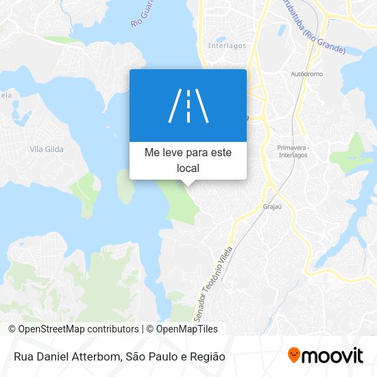 Rua Daniel Atterbom mapa