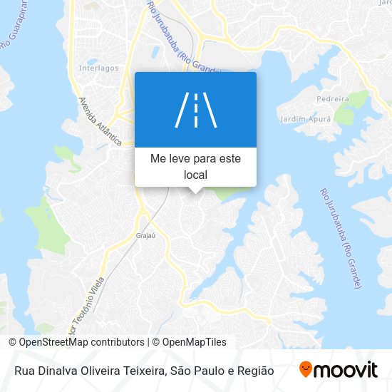 Rua Dinalva Oliveira Teixeira mapa