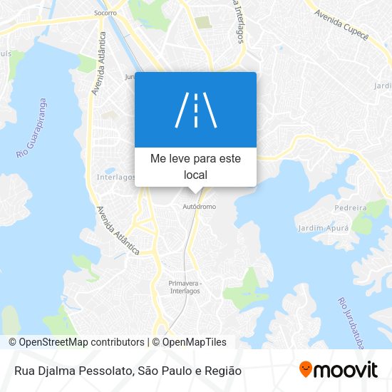 Rua Djalma Pessolato mapa