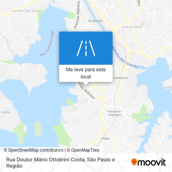 Rua Doutor Mário Ottobrini Costa mapa