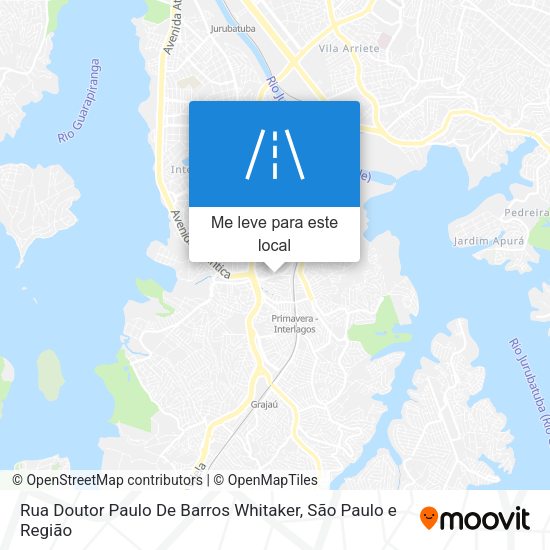 Rua Doutor Paulo De Barros Whitaker mapa