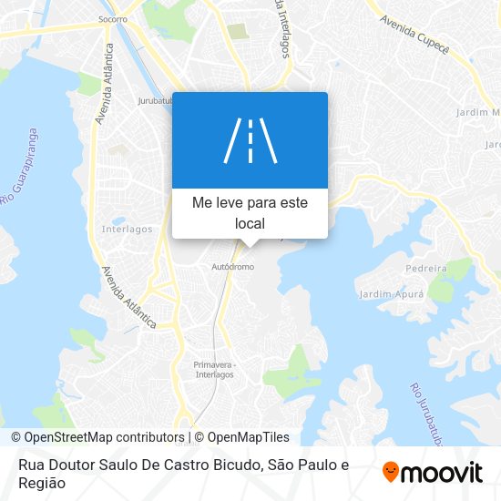 Rua Doutor Saulo De Castro Bicudo mapa
