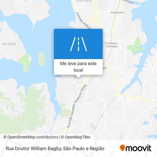 Rua Doutor William Bagby mapa