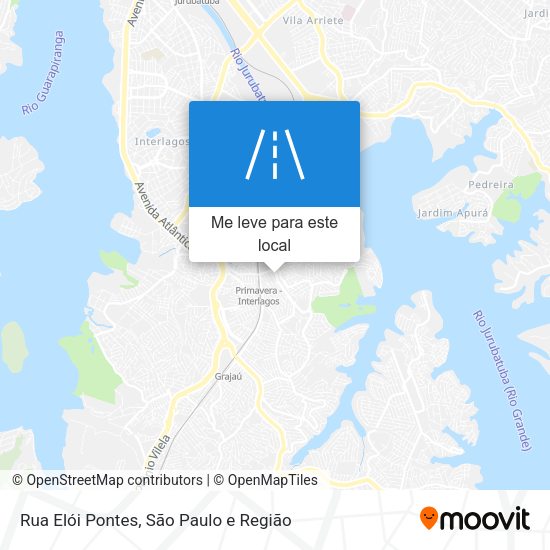 Rua Elói Pontes mapa