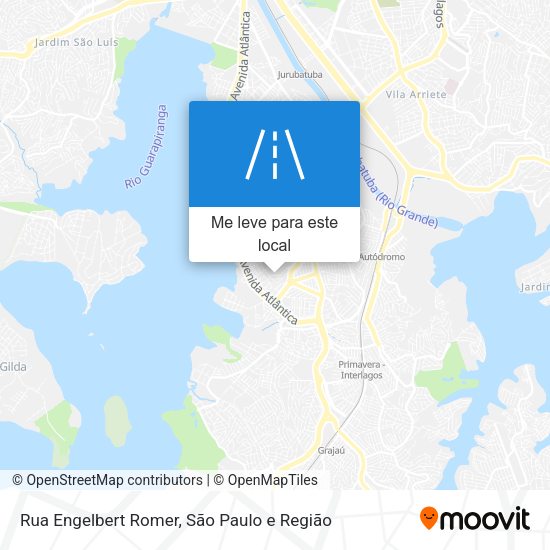 Rua Engelbert Romer mapa