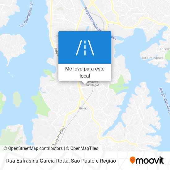 Rua Eufrasina Garcia Rotta mapa