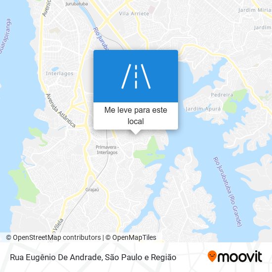 Rua Eugênio De Andrade mapa