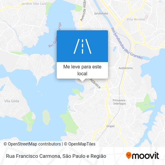 Rua Francisco Carmona mapa