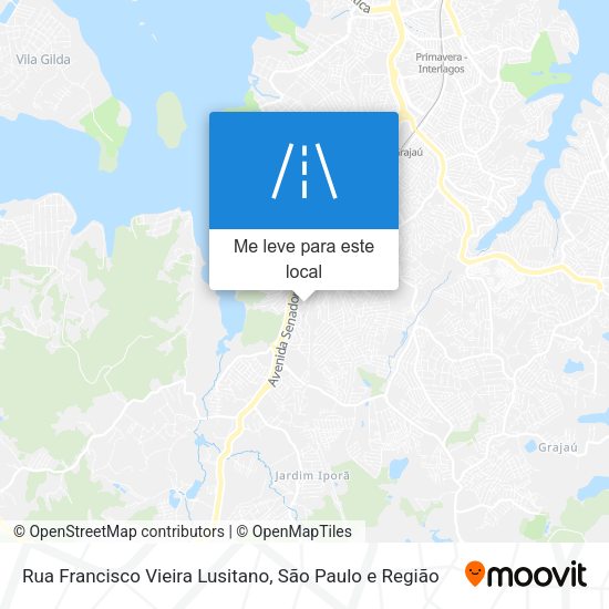 Rua Francisco Vieira Lusitano mapa