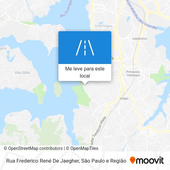 Rua Frederico René De Jaegher mapa