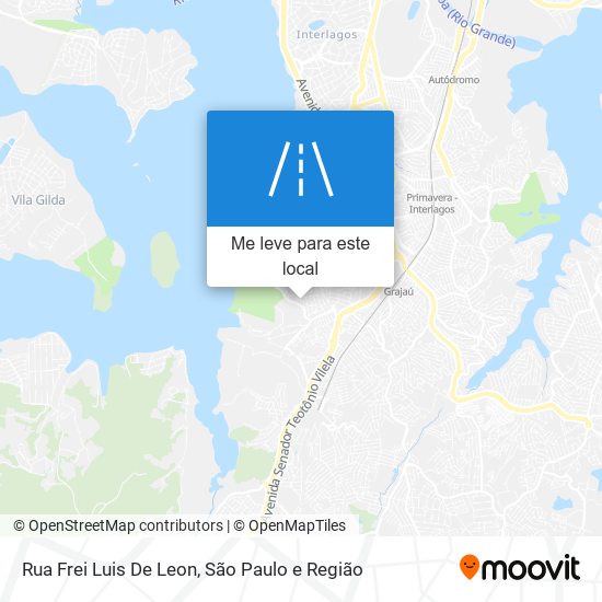 Rua Frei Luis De Leon mapa