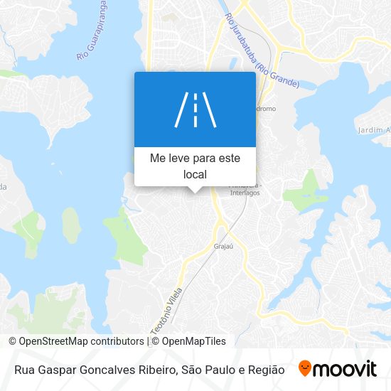 Rua Gaspar Goncalves Ribeiro mapa