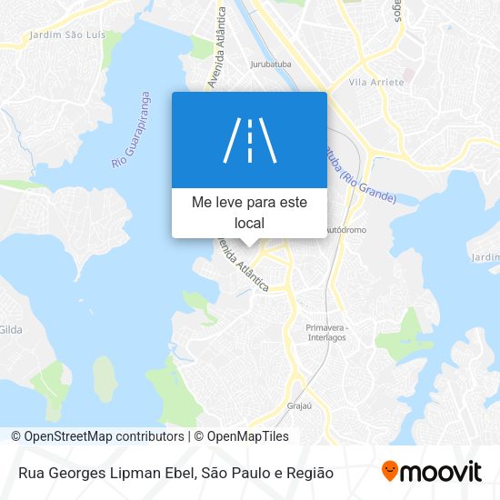 Rua Georges Lipman Ebel mapa