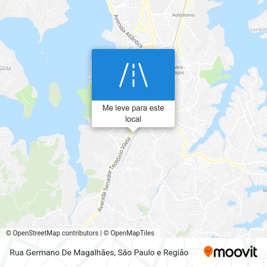 Rua Germano De Magalhães mapa