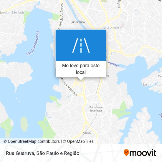 Rua Guaruva mapa