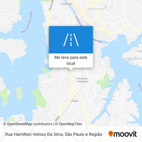 Rua Hamilton Veloso Da Silva mapa