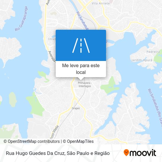 Rua Hugo Guedes Da Cruz mapa