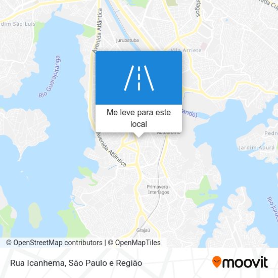 Rua Icanhema mapa