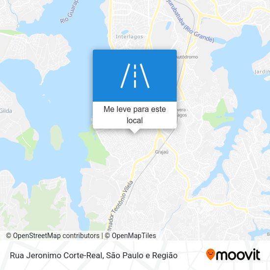 Rua Jeronimo Corte-Real mapa
