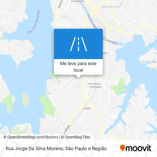 Rua Jorge Da Silva Moreno mapa