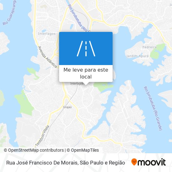 Rua José Francisco De Morais mapa