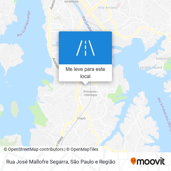 Rua José Mallofre Segarra mapa