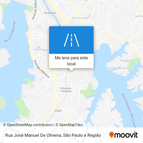 Rua José Manuel De Oliveira mapa