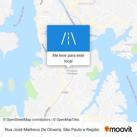Rua José Matheus De Oliveira mapa