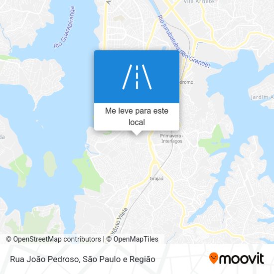 Rua João Pedroso mapa