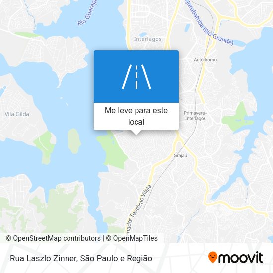 Rua Laszlo Zinner mapa
