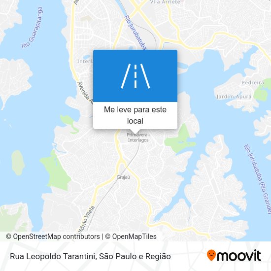 Rua Leopoldo Tarantini mapa