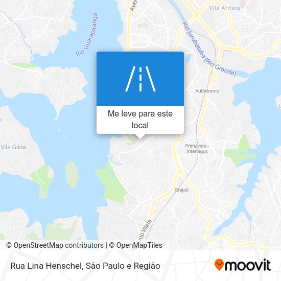 Rua Lina Henschel mapa