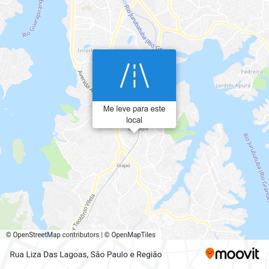 Rua Liza Das Lagoas mapa