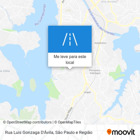 Rua Luis Gonzaga D'Ávila mapa