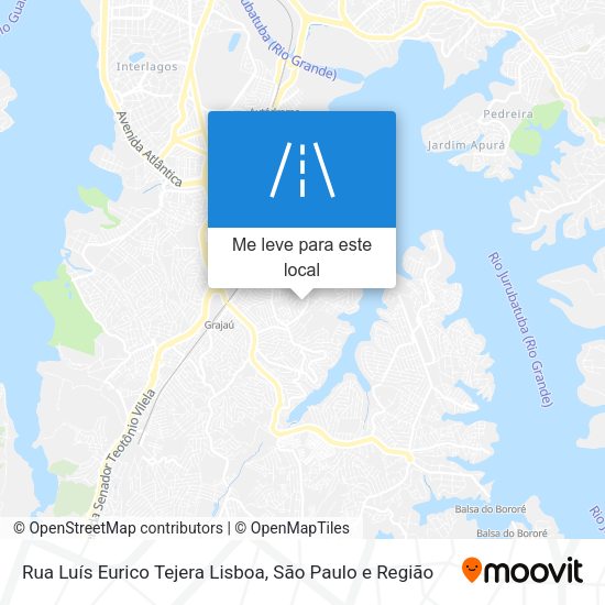 Rua Luís Eurico Tejera Lisboa mapa