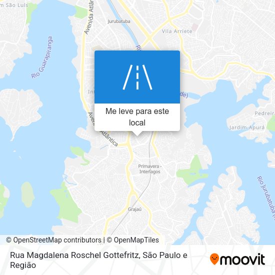 Rua Magdalena Roschel Gottefritz mapa