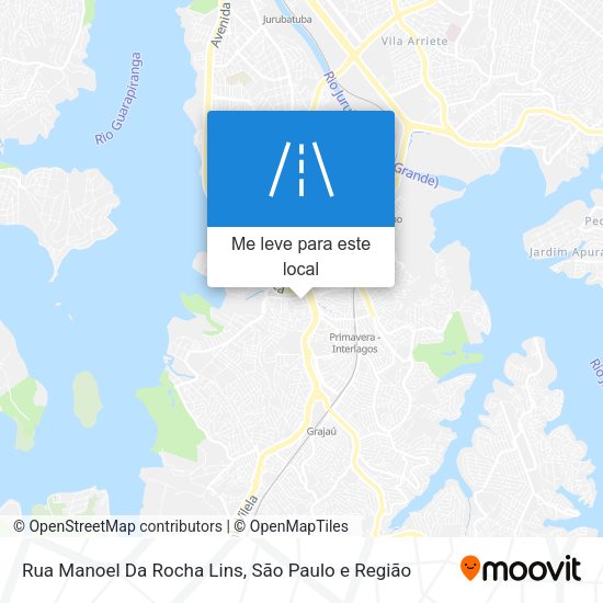 Rua Manoel Da Rocha Lins mapa