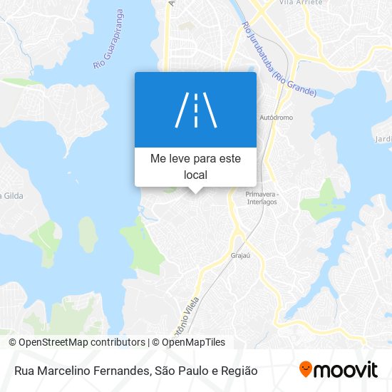 Rua Marcelino Fernandes mapa