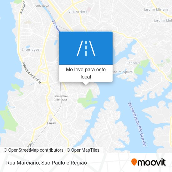 Rua Marciano mapa