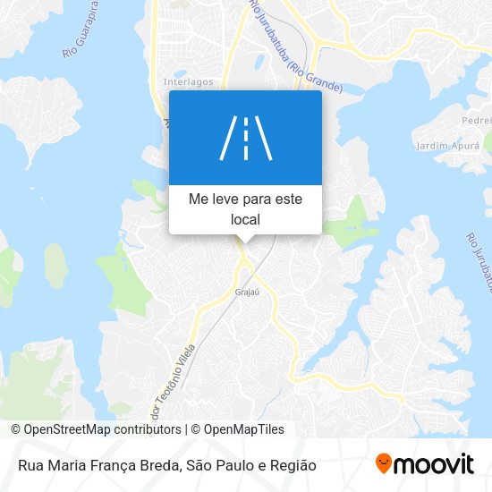 Rua Maria França Breda mapa