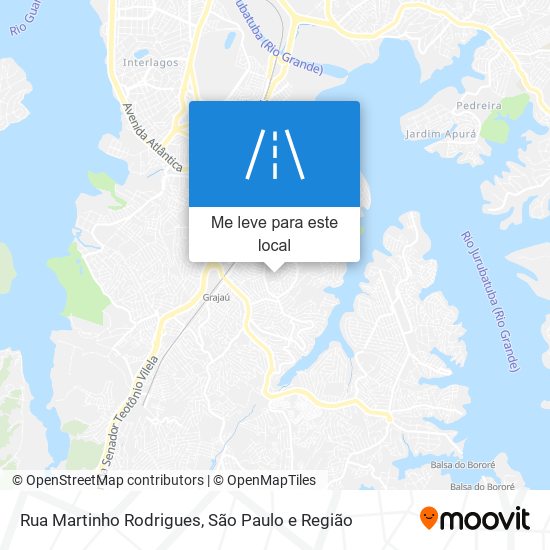 Rua Martinho Rodrigues mapa