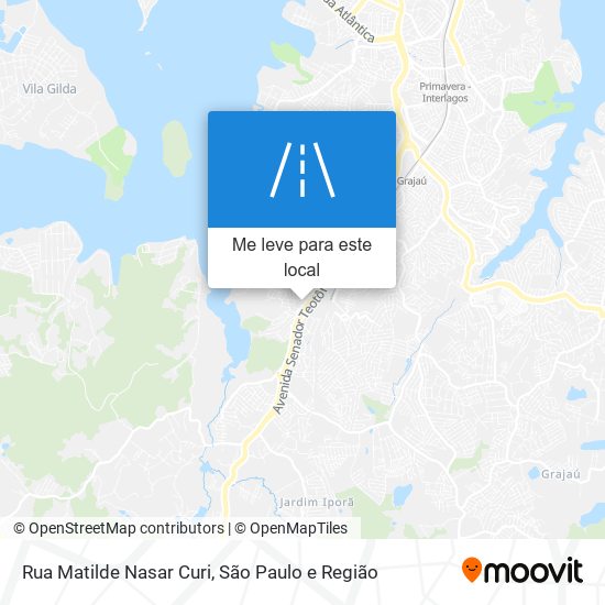 Rua Matilde Nasar Curi mapa