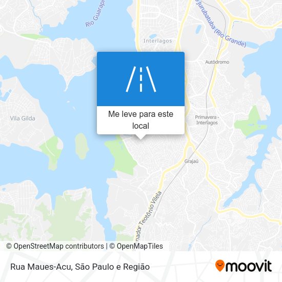 Rua Maues-Acu mapa