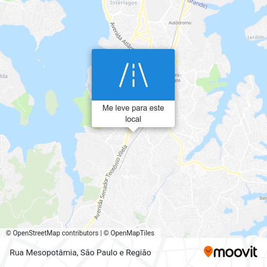 Rua Mesopotâmia mapa
