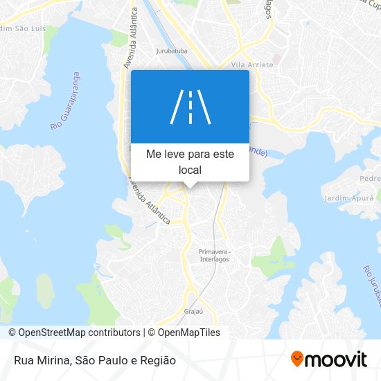 Rua Mirina mapa
