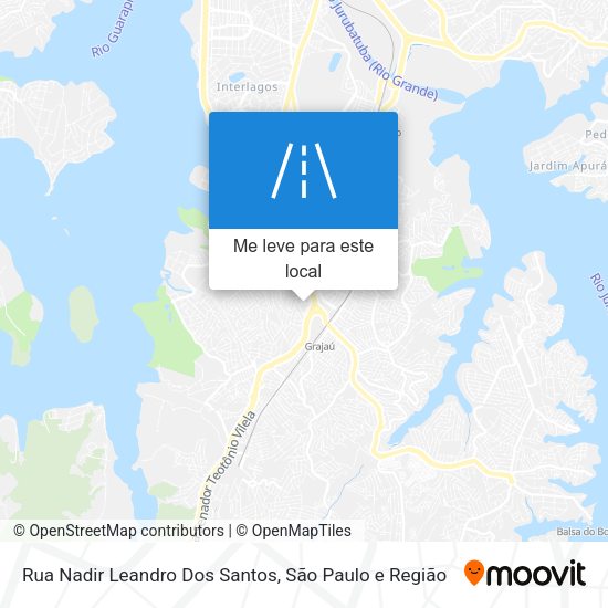 Rua Nadir Leandro Dos Santos mapa